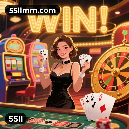 Cassino ao vivo 55ll com dealers brasileiros e streaming 4K